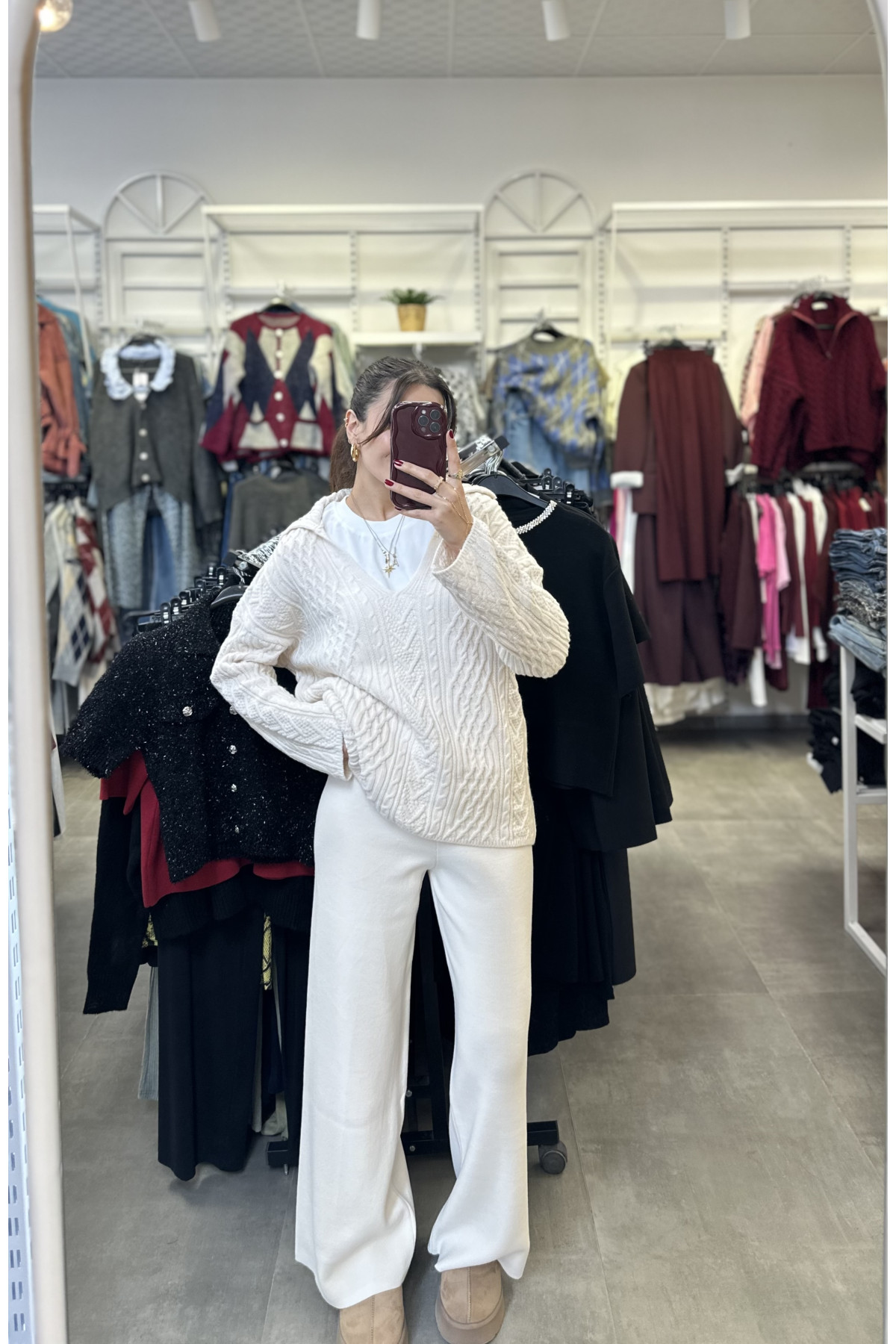 Çelik Örme Pantolon