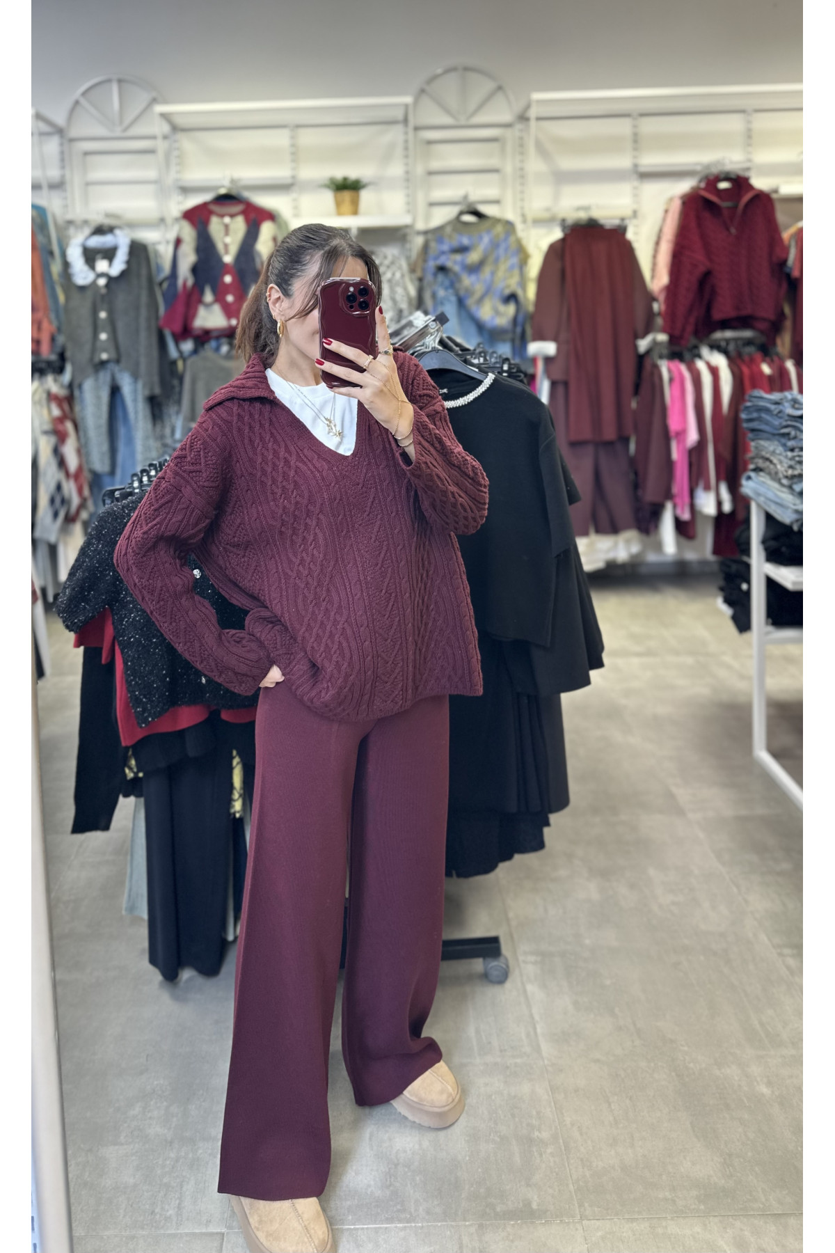 Çelik Örme Pantolon