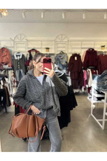 Fermuarlı Premium Kazak