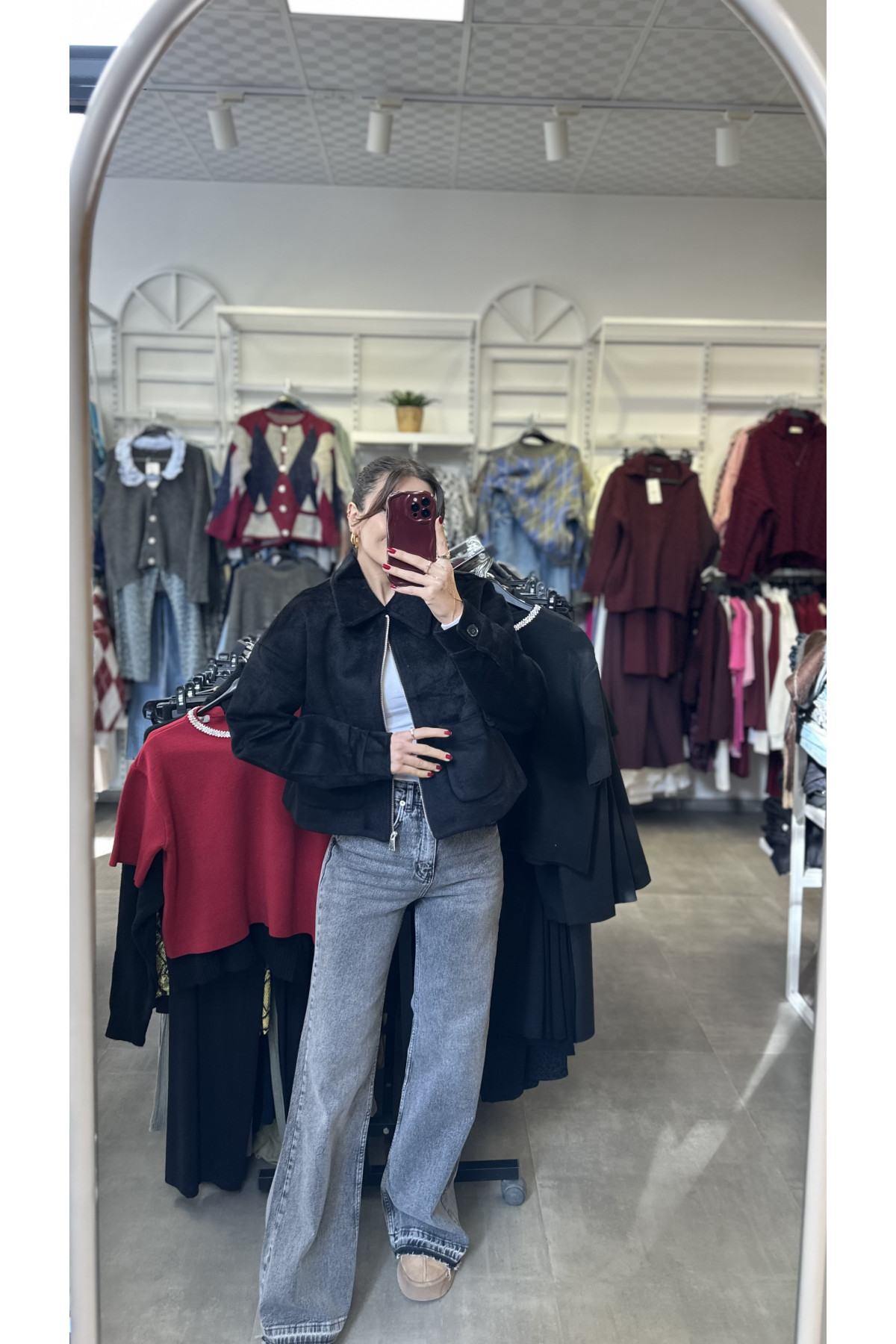 Yün Kaşa Cepli Premium Ceket