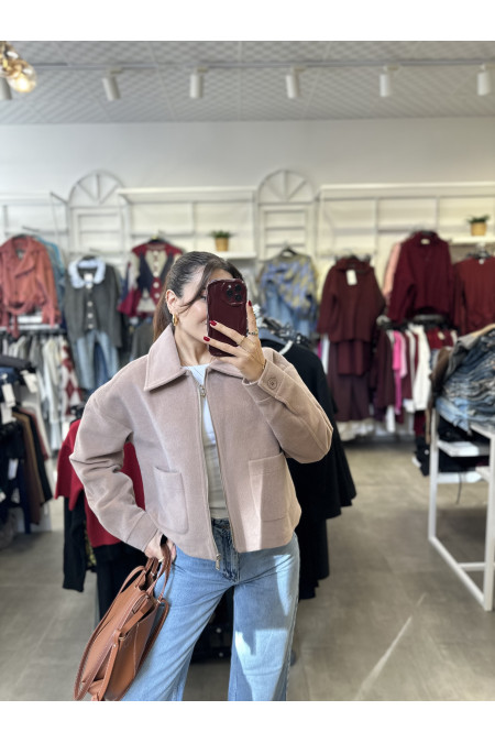 Yün Kaşa Cepli Premium Ceket