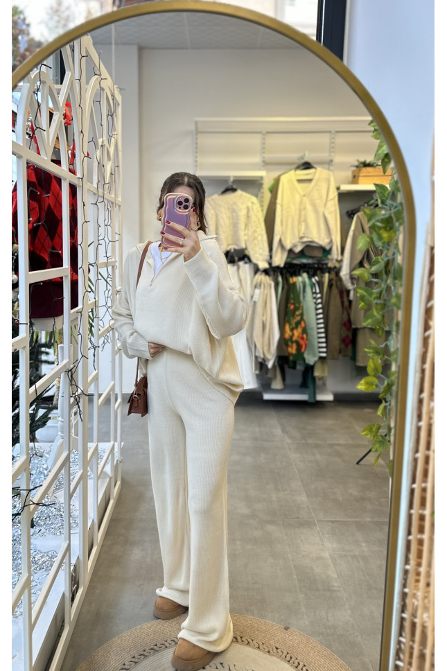 Fermuarlı Triko Takım 2