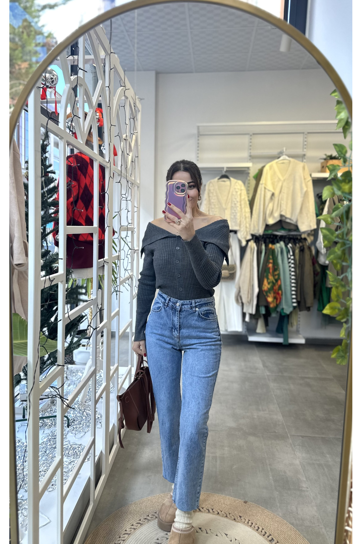 Orijinal Marka Kayık Yaka Bluz