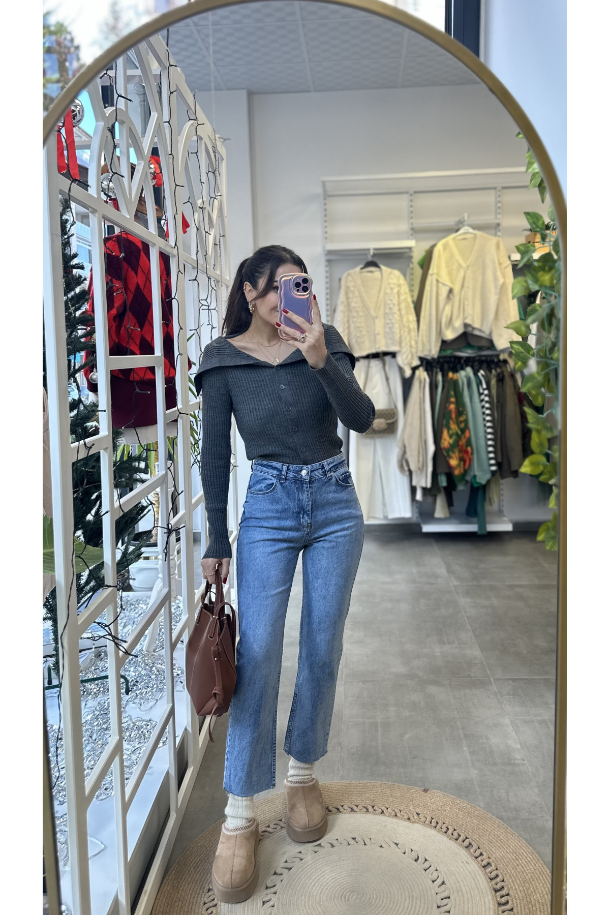 Orijinal Marka Kayık Yaka Bluz