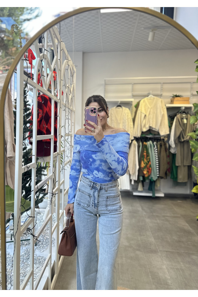 Madonna Yaka Triko Bluz 2