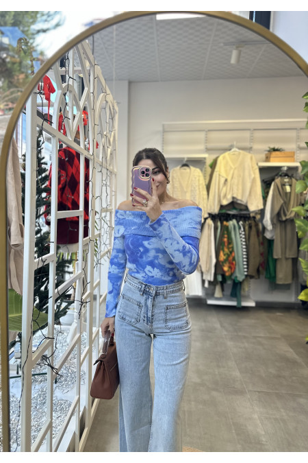 Madonna Yaka Triko Bluz